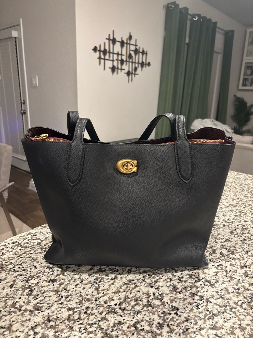 Coach Willow Tote | Black | Large